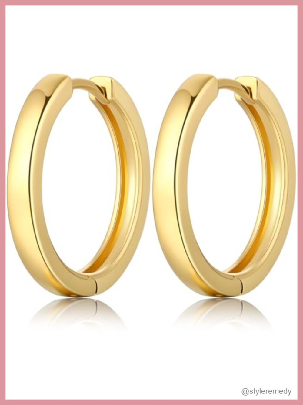 Sterling Silver Huggie Hoop Earrings Nickel Free Sensitive Ears